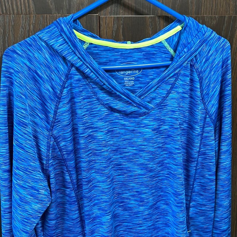 Women’s Tangerine Hoodie with Cool Back Pocket, Like New, Size XXL - Picture 4 of 11